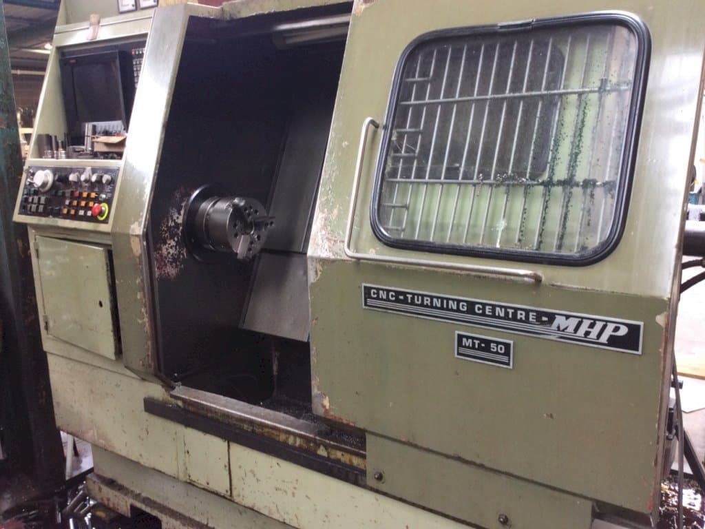 Vista frontal de la máquina MHP MT-50