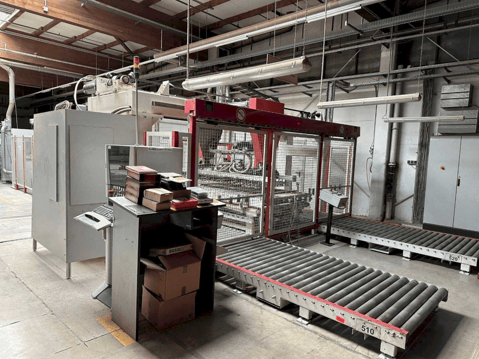 Vista frontal de la máquina BIESSE TECHNO KERNELL