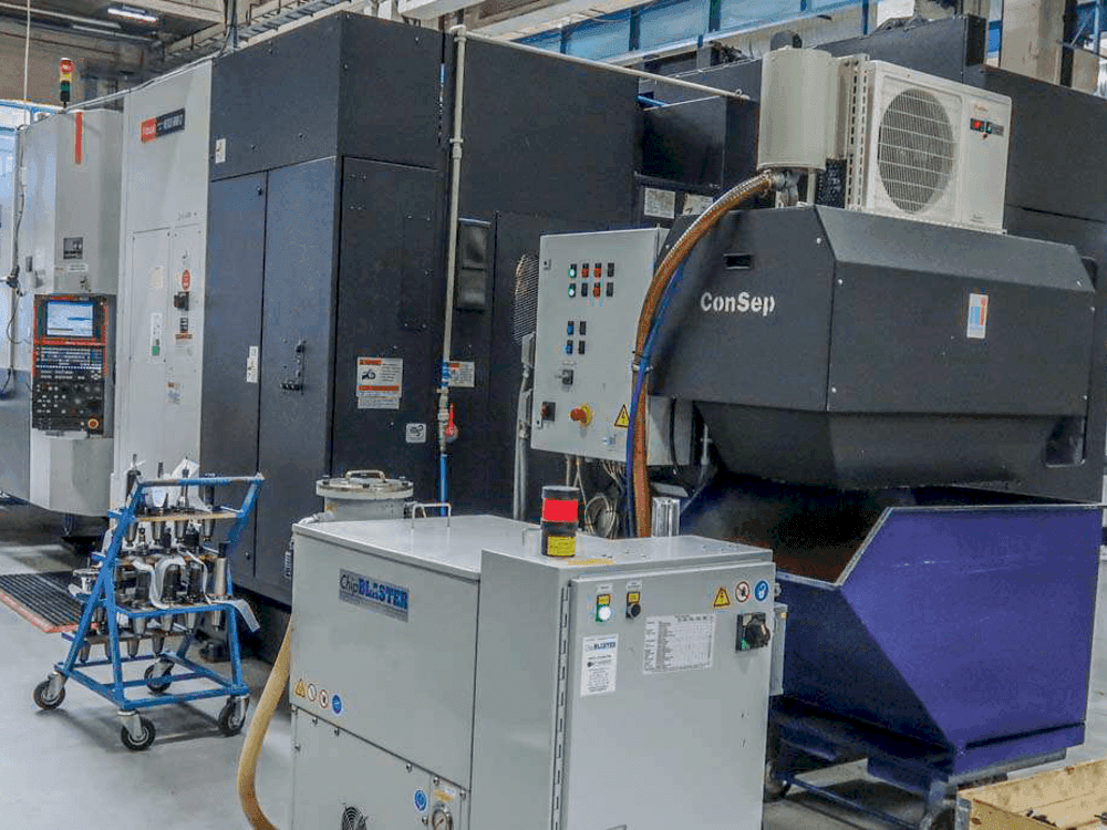 Vista frontal de la máquina Mazak NEXUS HCN 6000 II