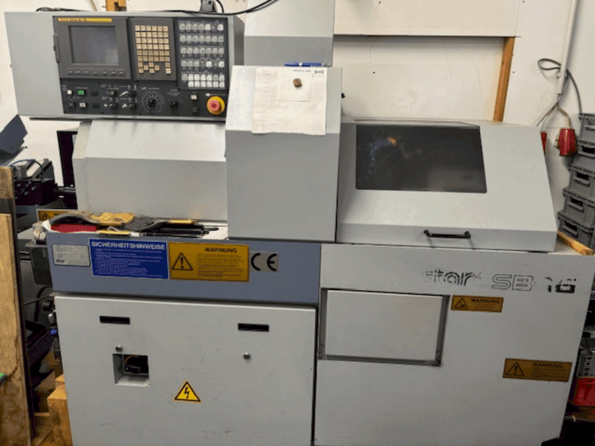 Vista frontal de la máquina Star SB-16