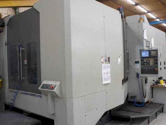 Vista frontal de la máquina Hyundai HS 630/800