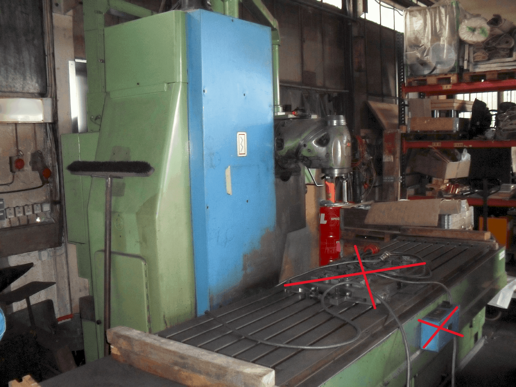 Vista frontal de la máquina SACHMAN RP 3