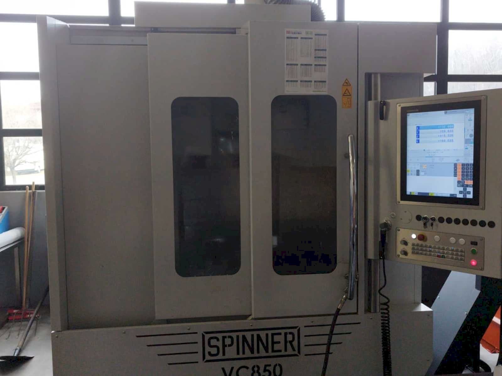 Vista frontal de la máquina SPINNER VC 850