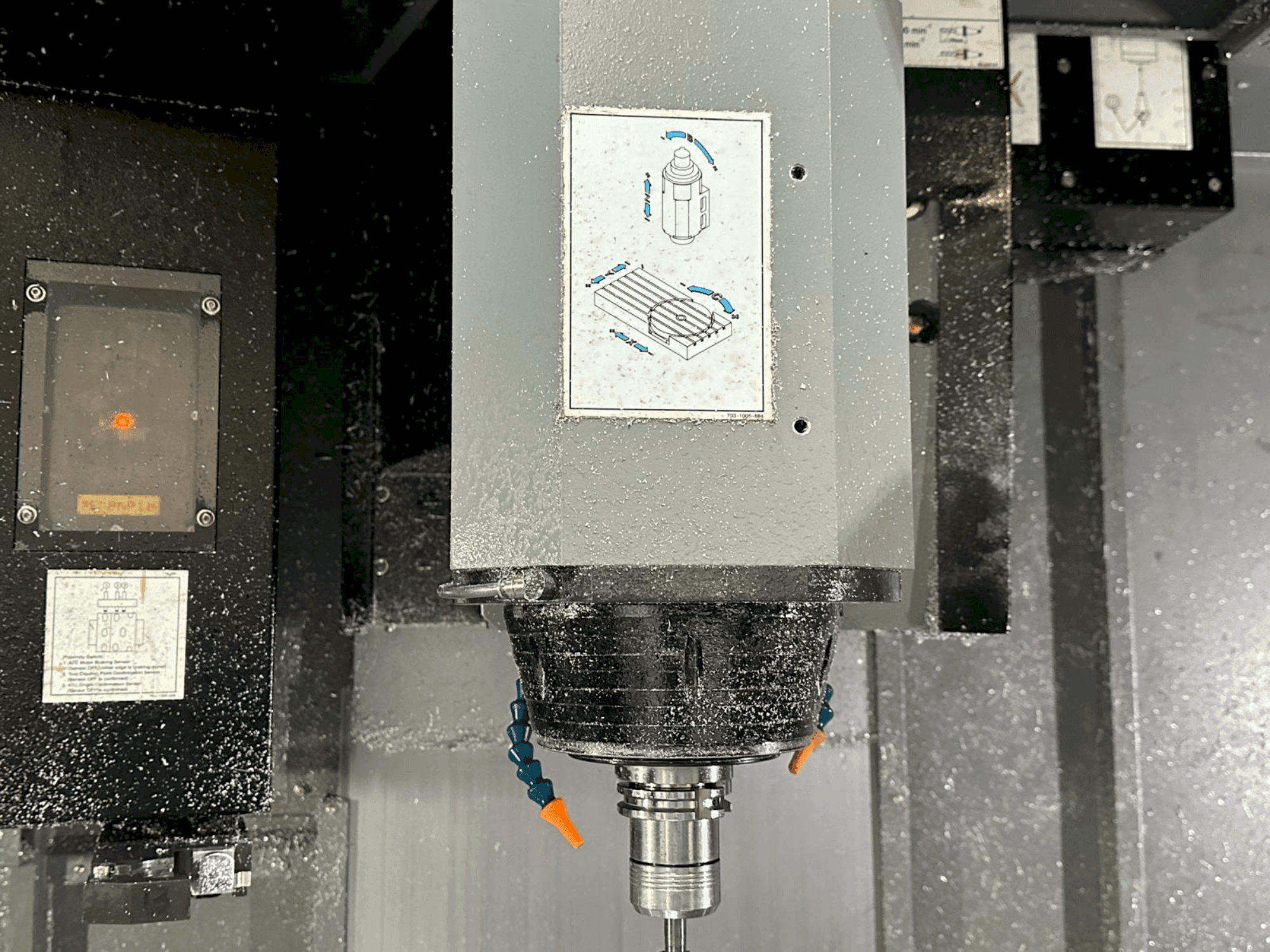 Espacio de trabajo de la máquina Hurco VMX60SRTi