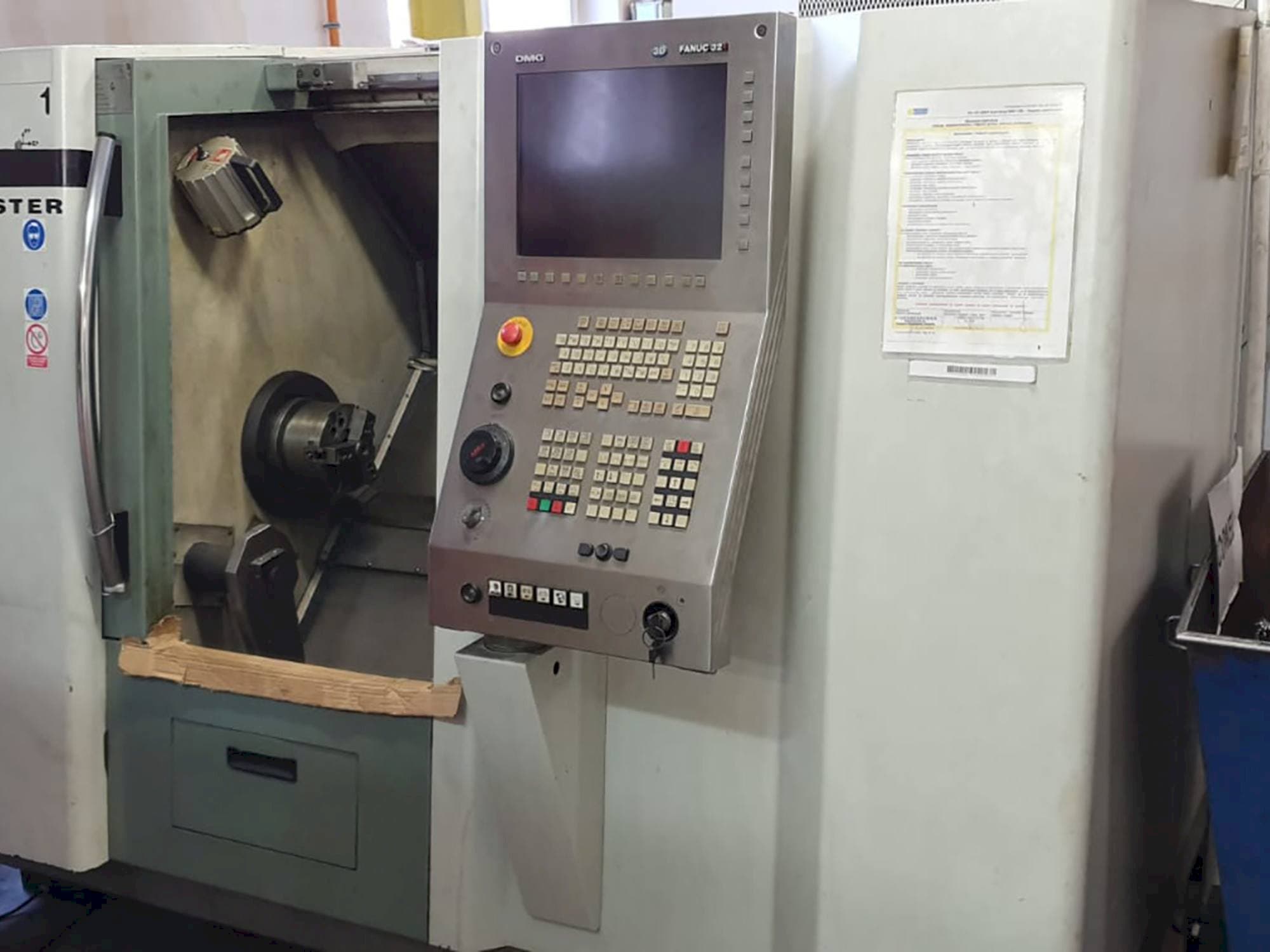 Vista frontal de la máquina Gildemeister CTX 210