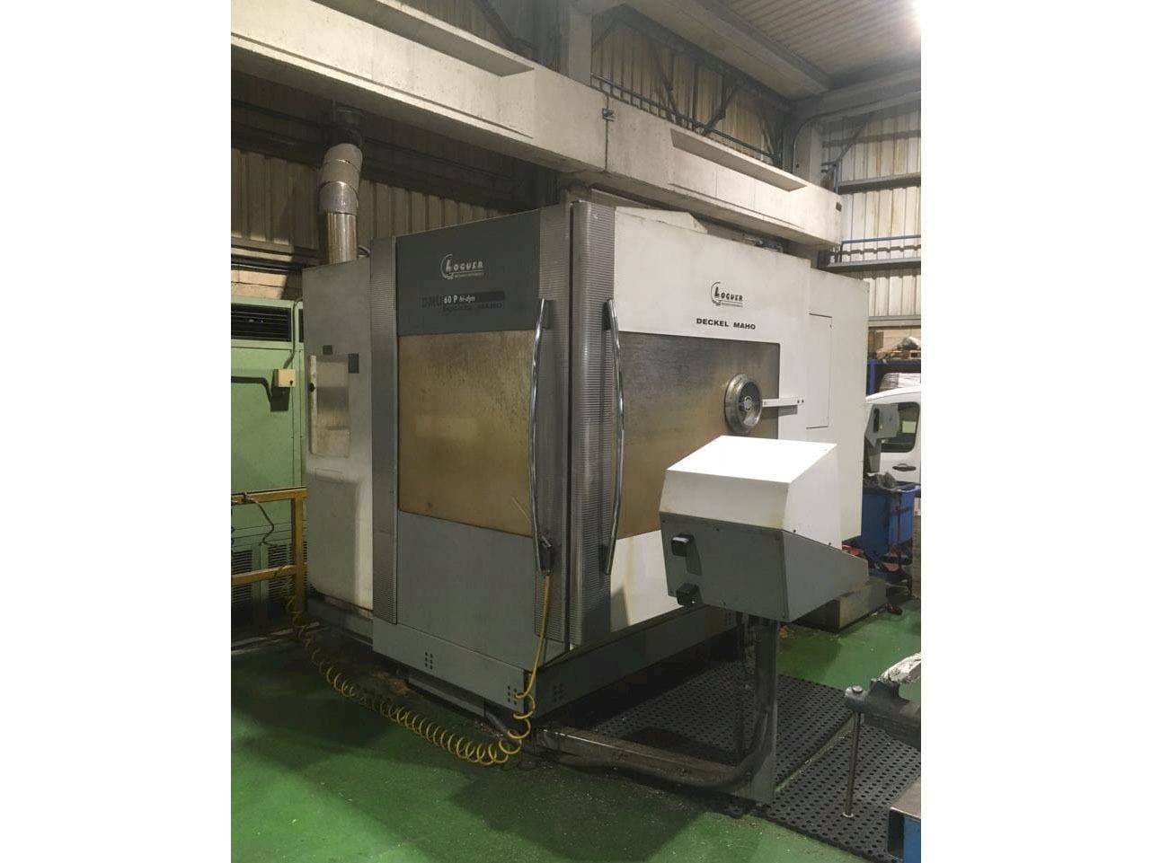 Vista frontal de la máquina DECKEL MAHO DMU 60P hi-dyn