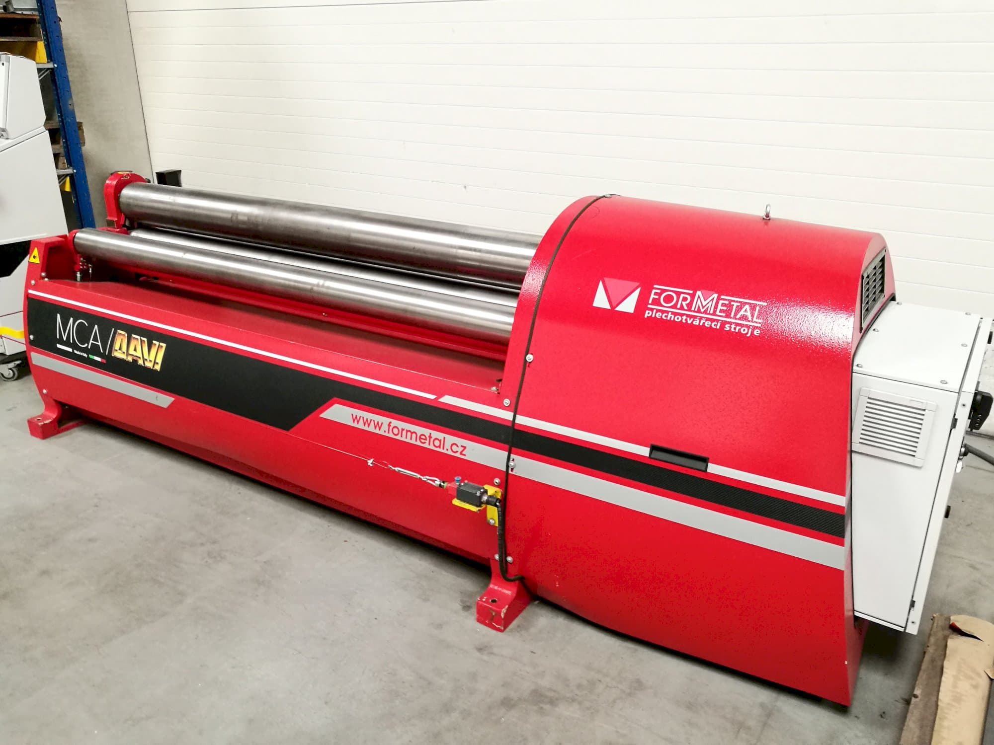 Vista derecha de la máquina Davi MCA 2017