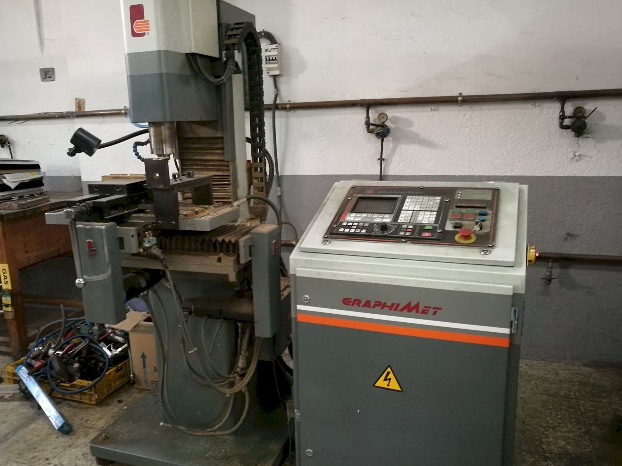 Vista derecha de la máquina GRAPHIMET A-2