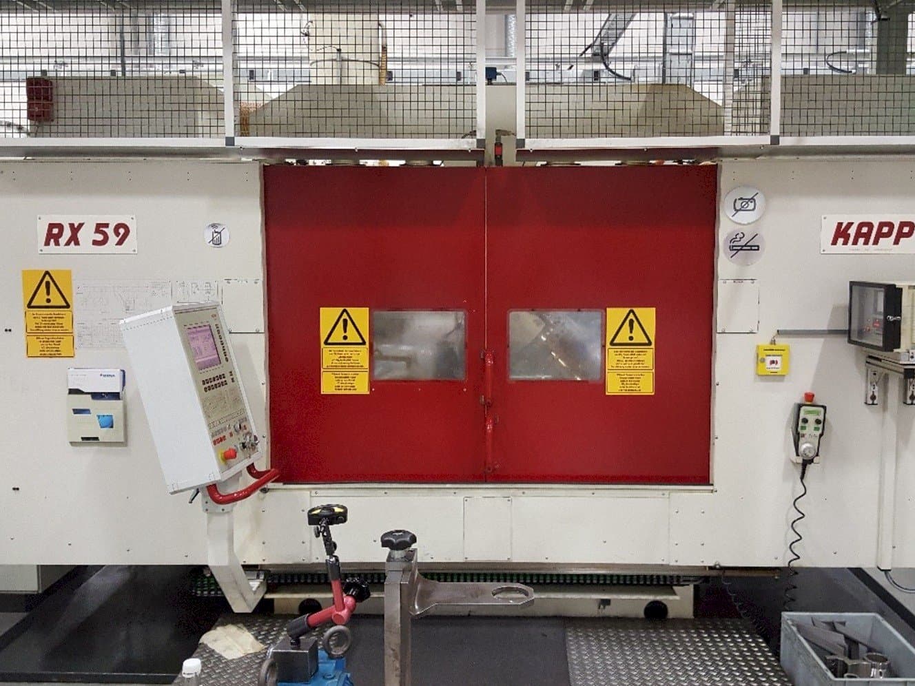 Vista frontal de la máquina Kapp RX59
