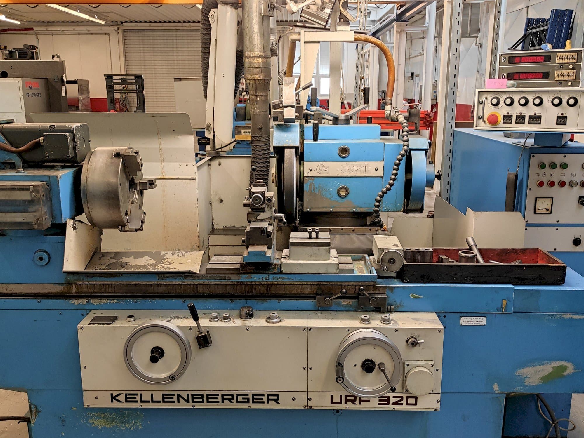 Vista frontal de la máquina KELLENBERGER URF 320