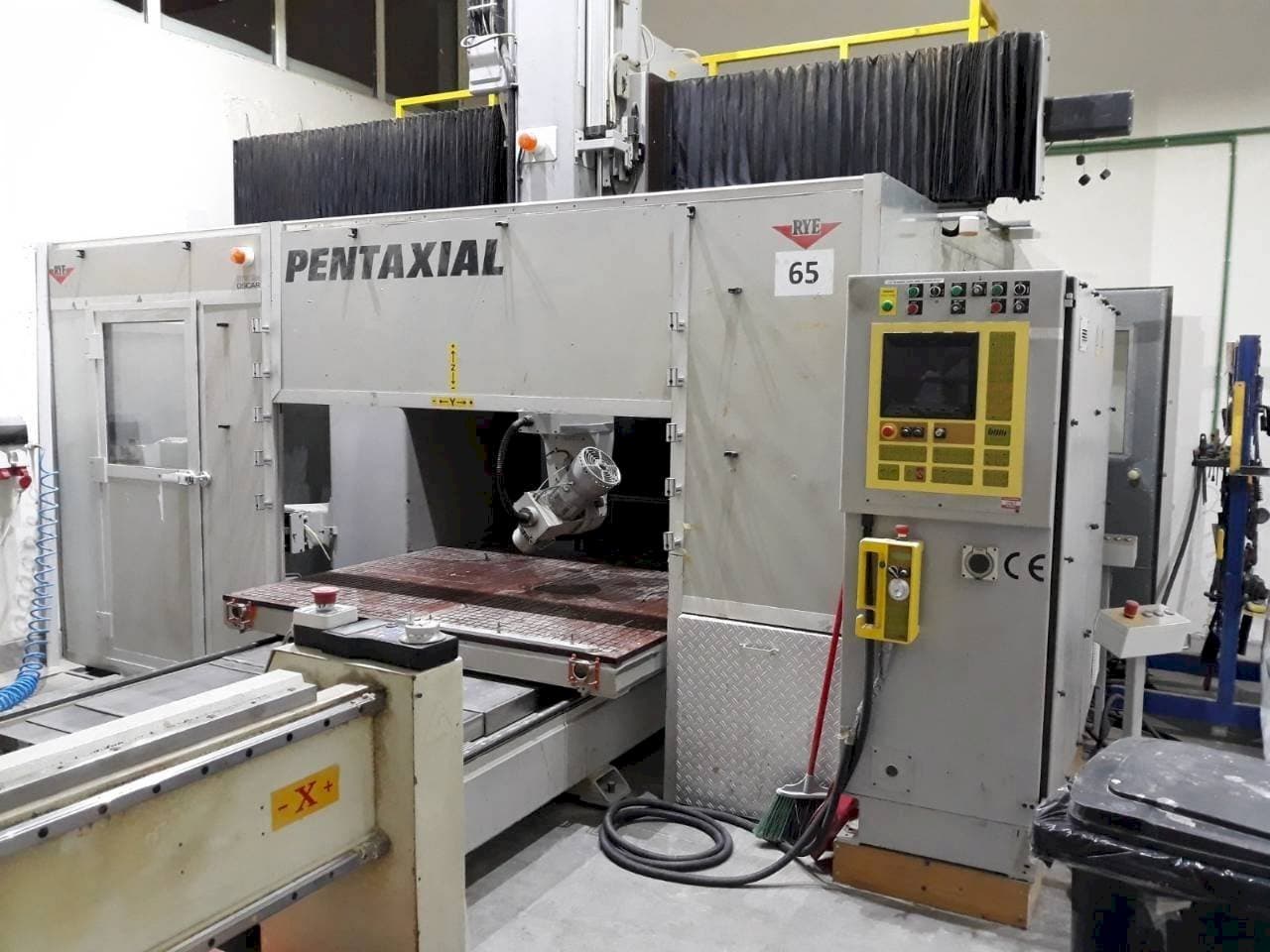 Vista frontal de la máquina Rye Pentaxial 1710TP