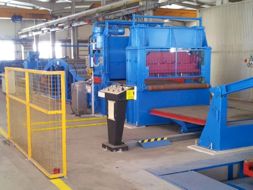 Vista frontal de la máquina Sacma SP4A