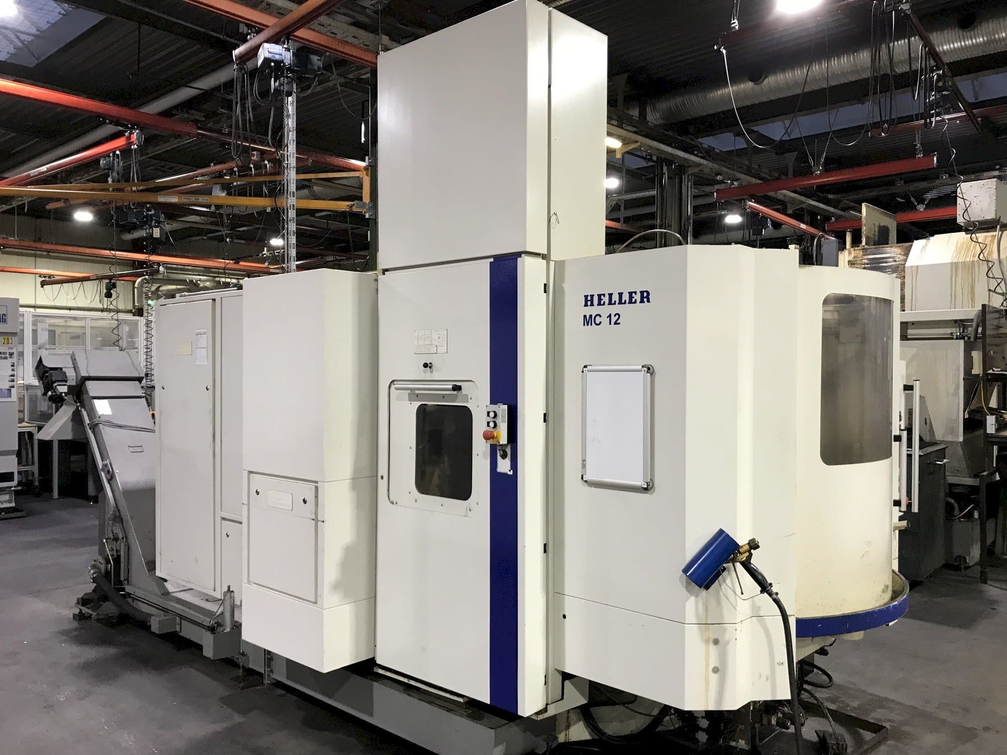 Vista frontal de la máquina HELLER MC 12