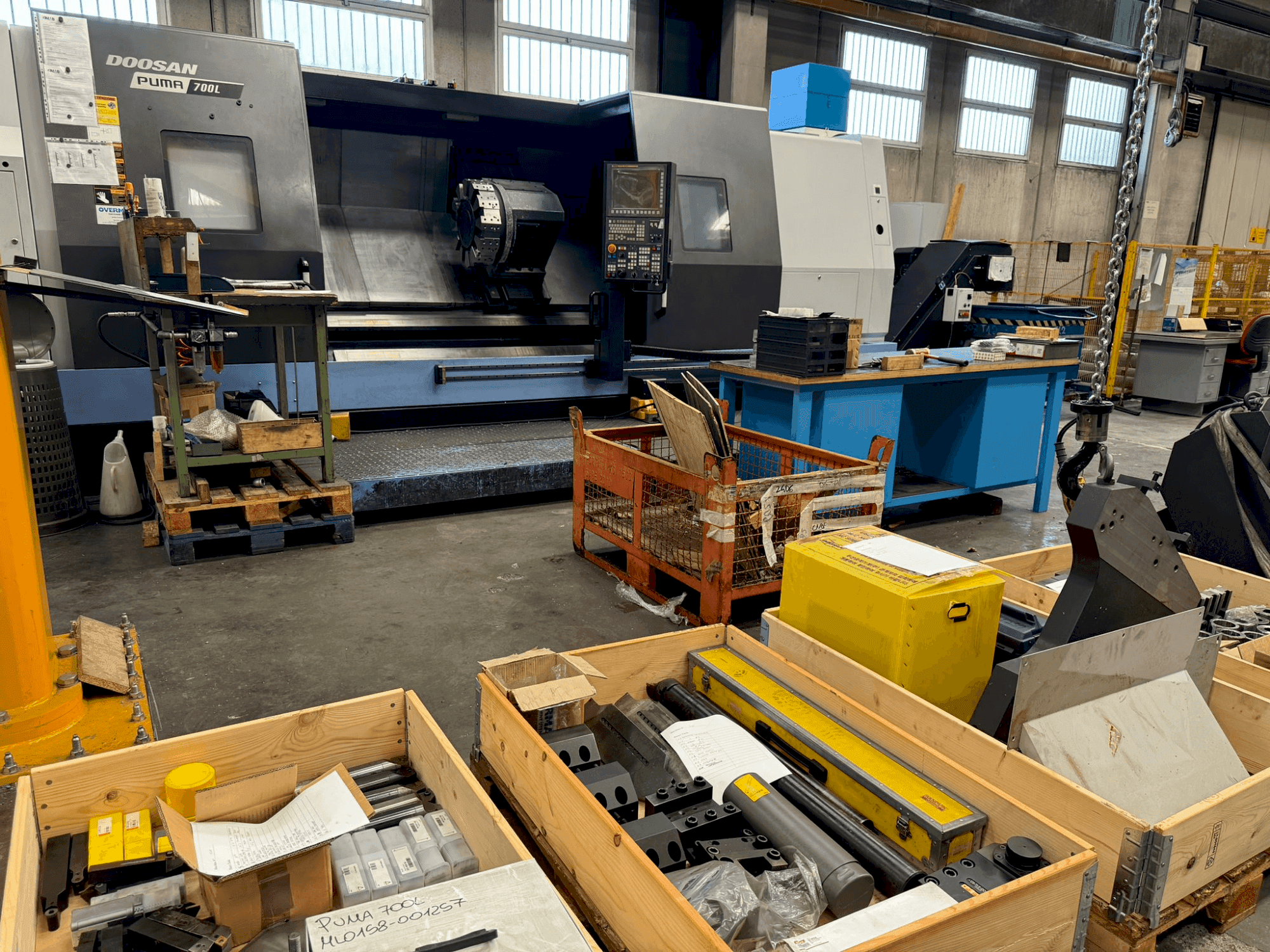 Vista frontal de la máquina DOOSAN PUMA 700L (2020)