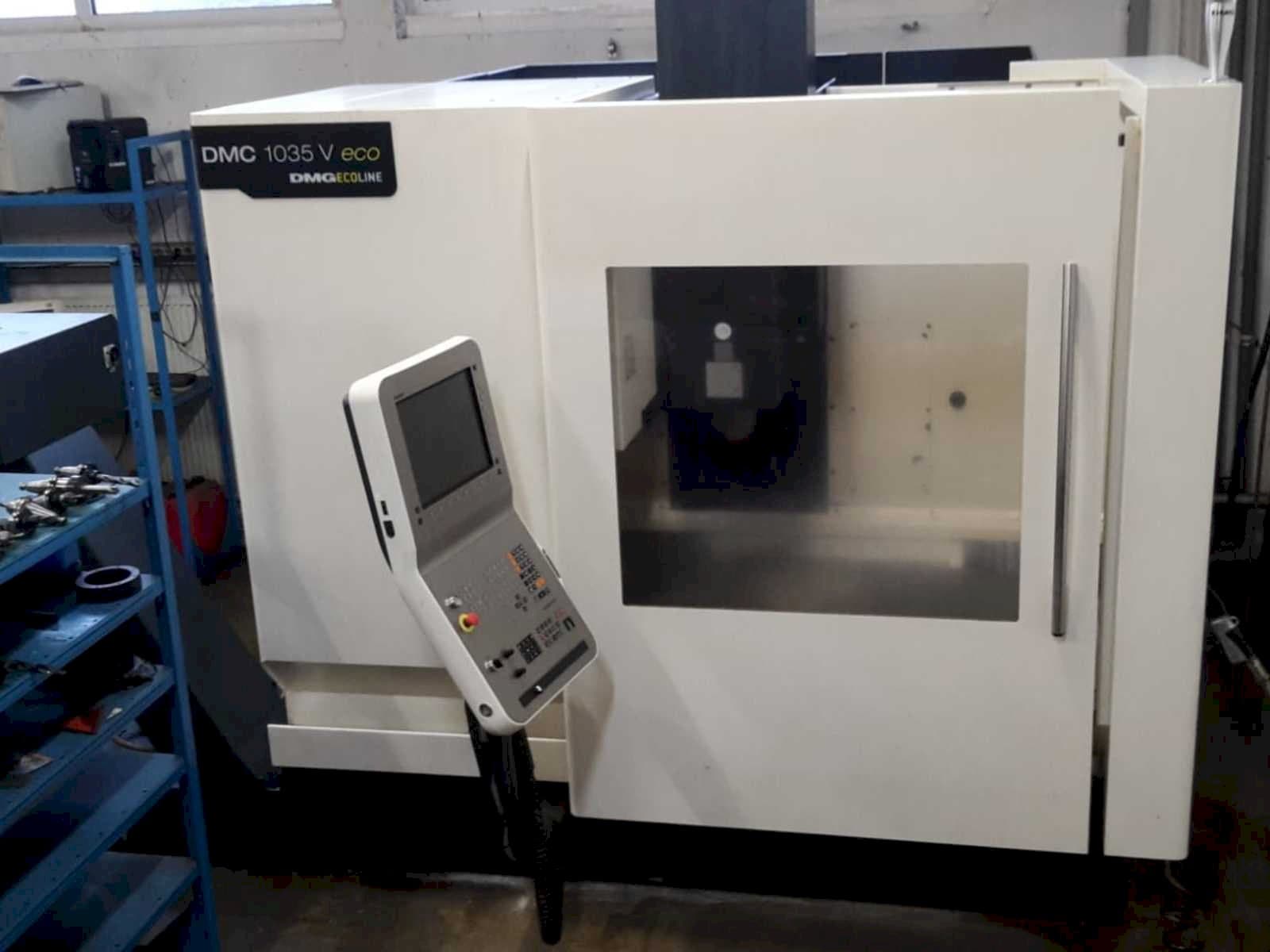 Vista frontal de la máquina DMG DMC 1035 V ECO