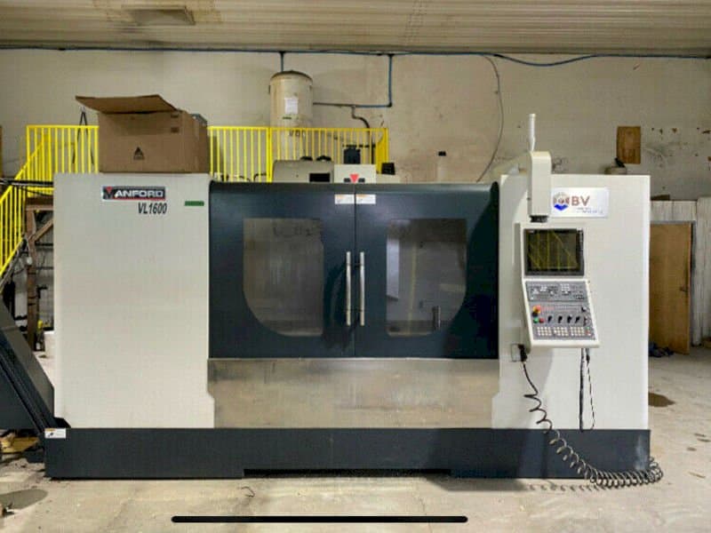 Vista frontal de la máquina Manford VMC VL-1600