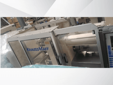 Vista frontal de la máquina Krauss Maffei 340 c2/80