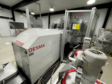 Vista frontal de la máquina Kloeckner Desma PU D522/12-LDI
