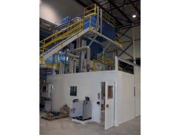 Vista frontal de la máquina Pinette 2000 Ton