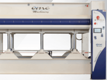 Vista frontal de la máquina OMC PL 90s