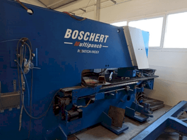 Vista frontal de la máquina BOSCHERT MULTIPUNCH 1250