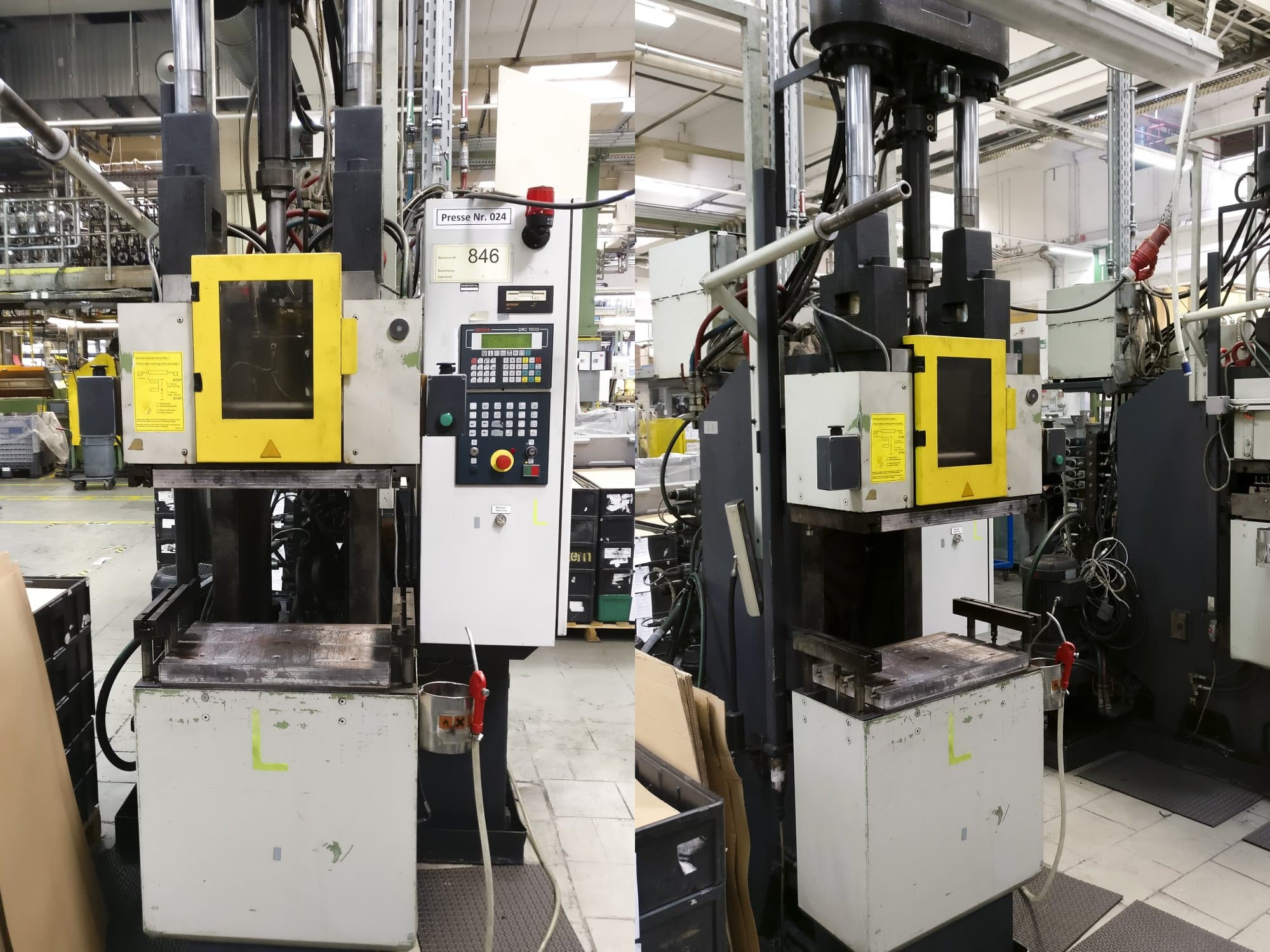 Vista lateral de la máquina Klöckner Desma 956.050