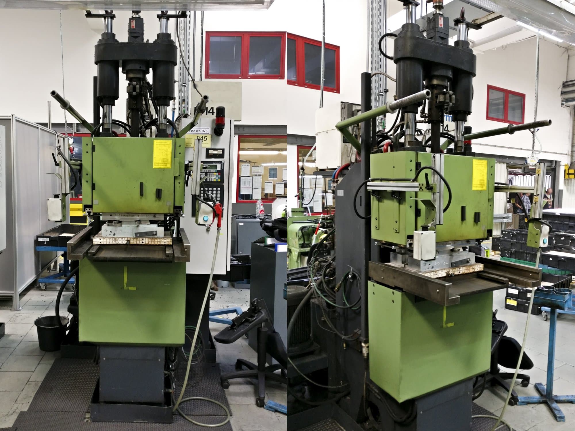 Vista frontal de la máquina Klöckner Desma 956.050