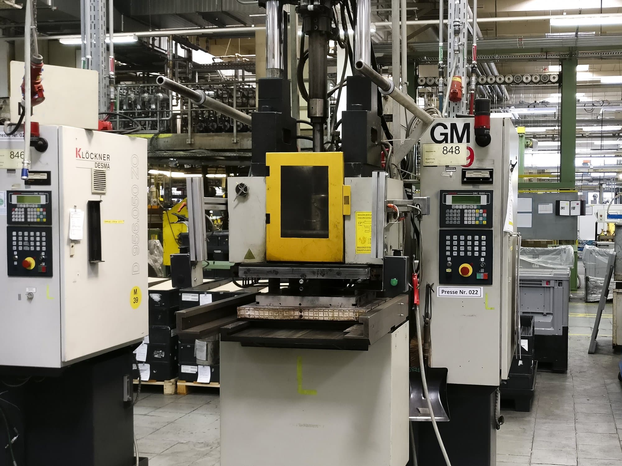 Vista principal de la máquina Klöckner Desma 956.050