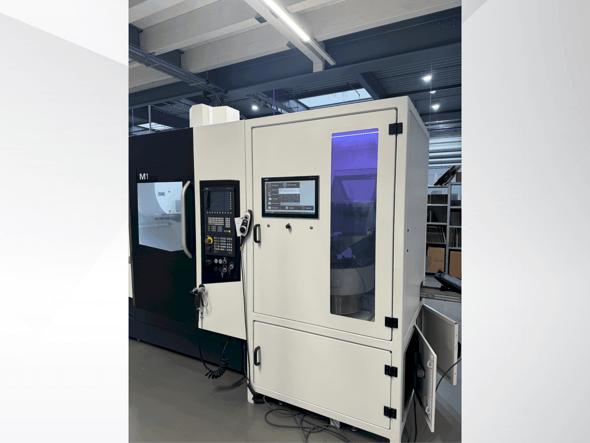 Vista frontal de la máquina DMG M1