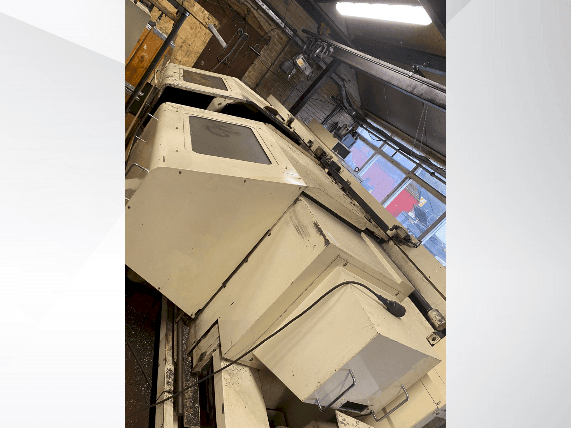 Front view of Okuma LH35-N machine