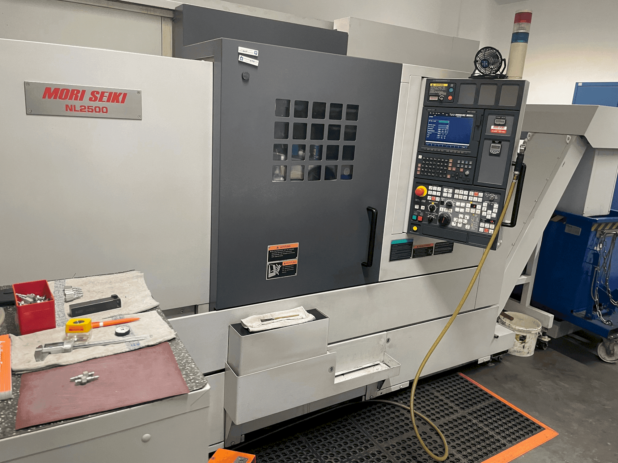 Front view of MORI SEIKI NL2500Y/700 machine