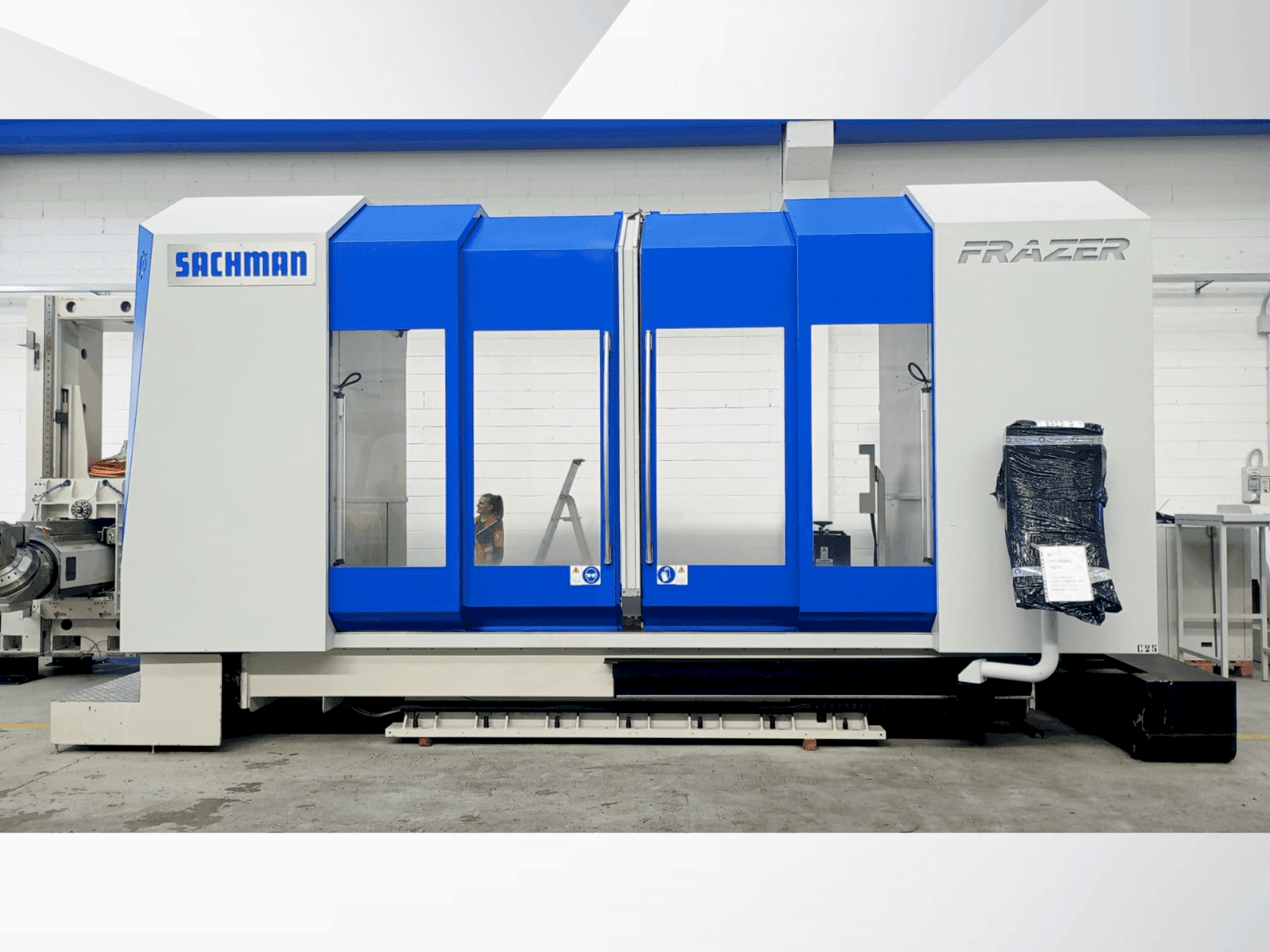 Vista frontal de la máquina JOBS FRAZER