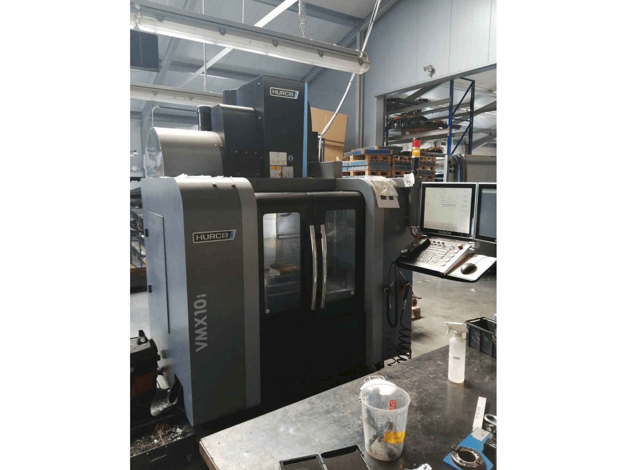 Front view of Hurco VMX10i machine