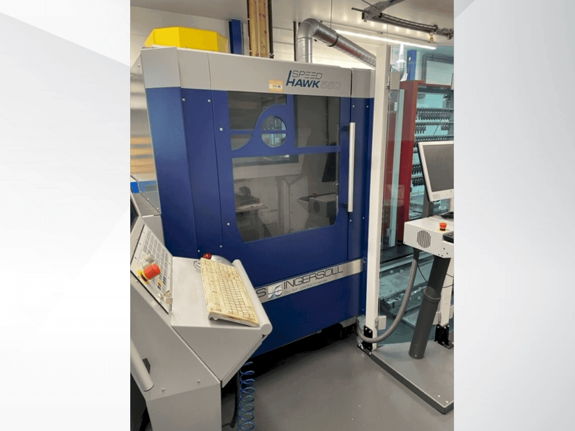 Front view of OPS INGERSOLL SPEED HAWK 550 machine