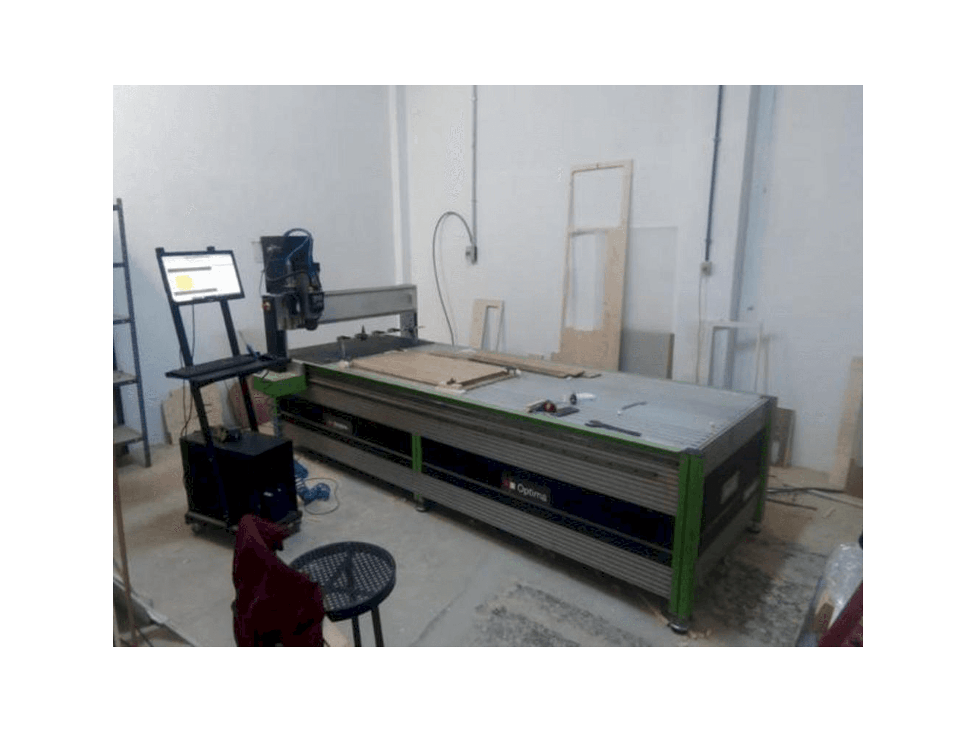 Vista frontal de la máquina OPTIMA 2510