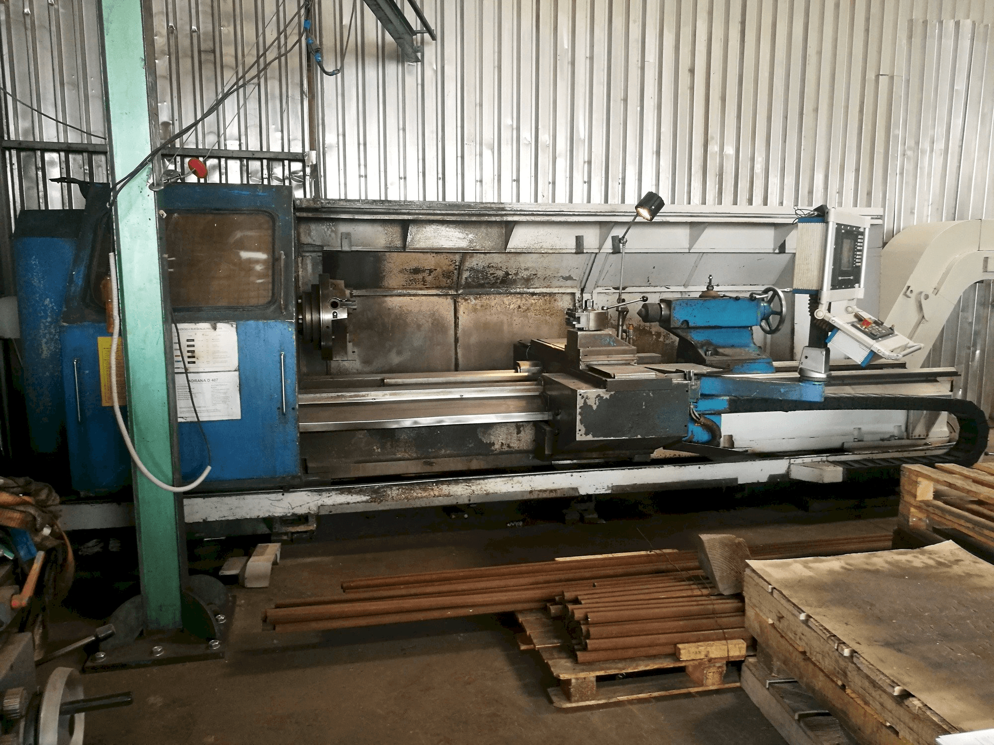 Vista lateral izquierda de la máquina Heidenreich & Harbeck Hamburg 840