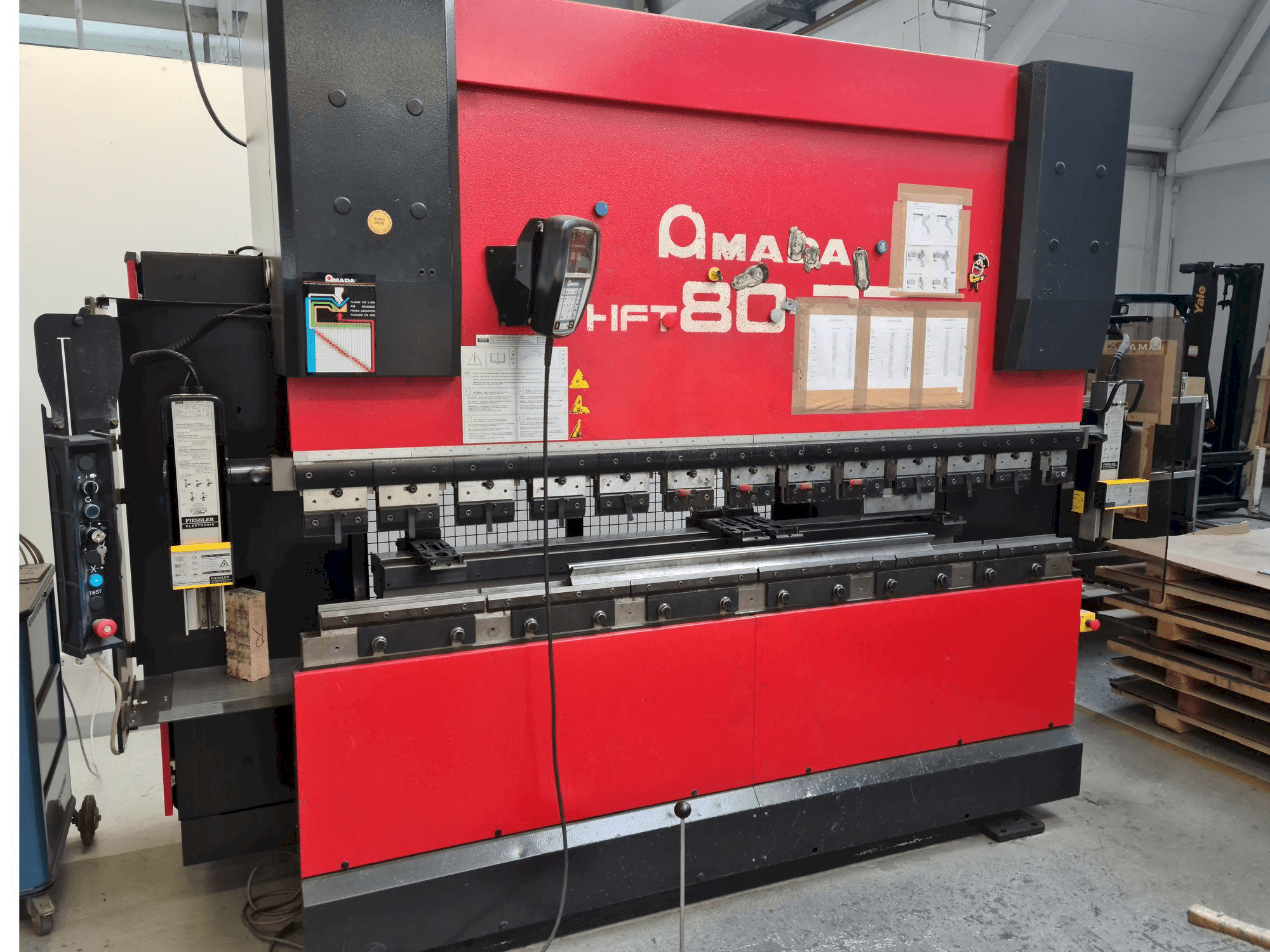 Front view of AMADA HFT 80-25 machine