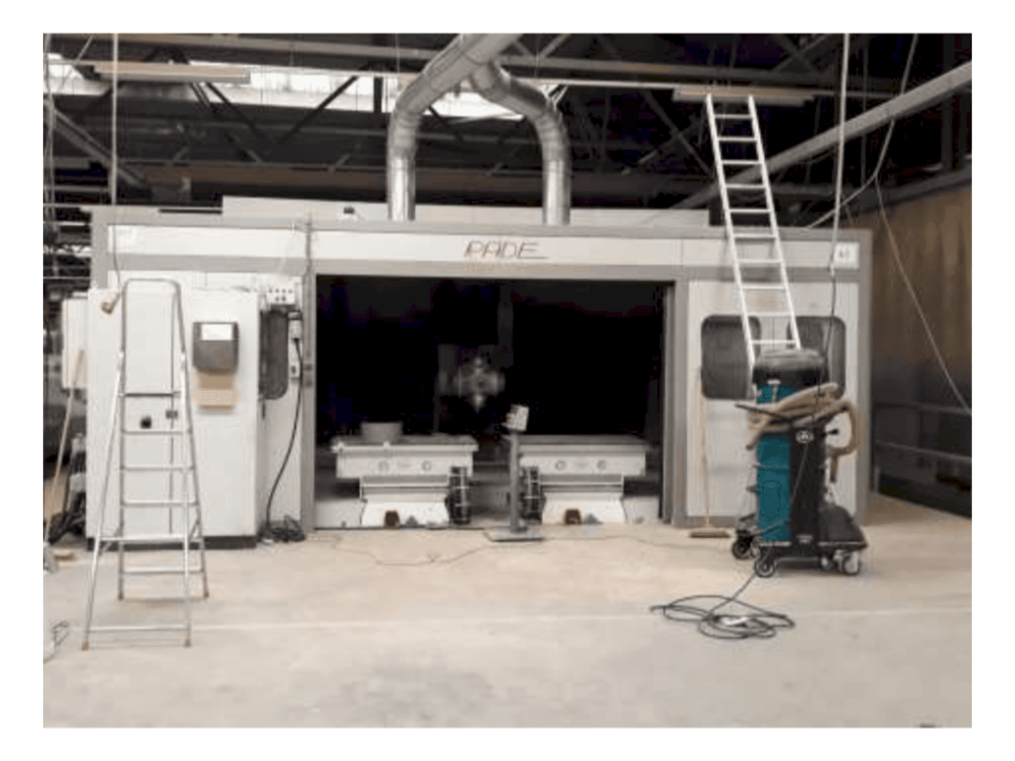 Vista frontal de la máquina PADE UNI 5 concept