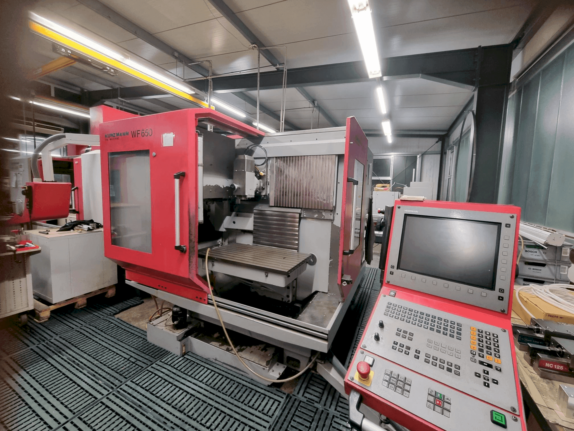 Vista frontal de la máquina KUNZMANN WF 650