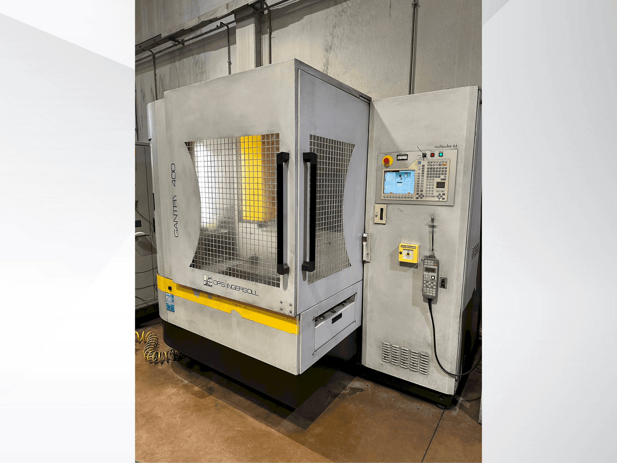 Vista frontal de la máquina INGERSOLL Gantry 400