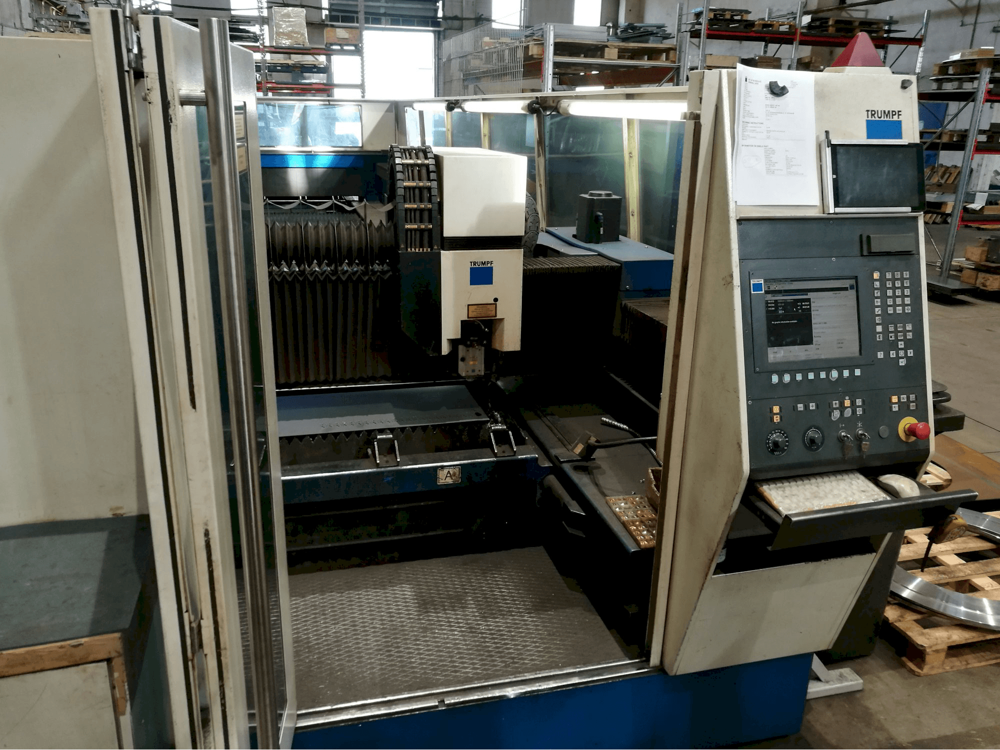 Front view of Trumpf TruLaser 5060 Machine