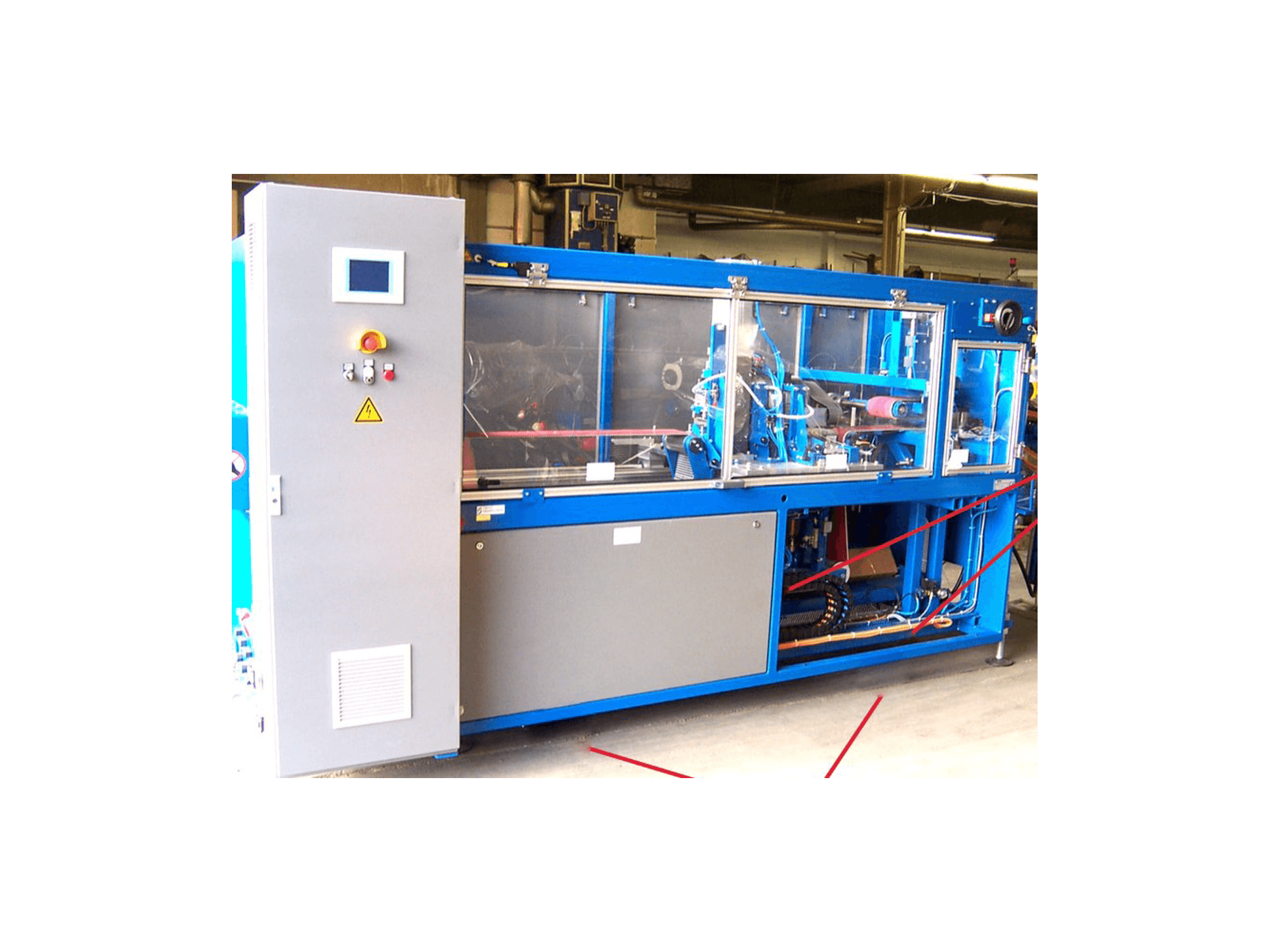 Vista izquierda de la máquina BASTON TSQ-P-503-S-100