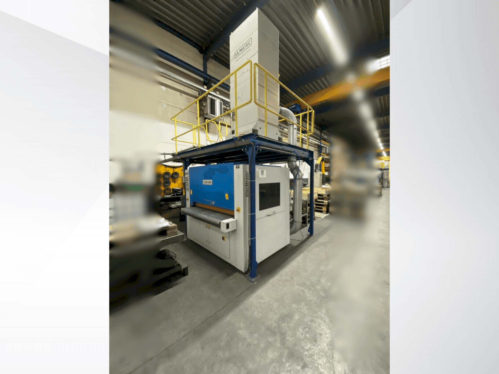 Vista frontal de la máquina LOEWER DiscMaster 6TD-1500