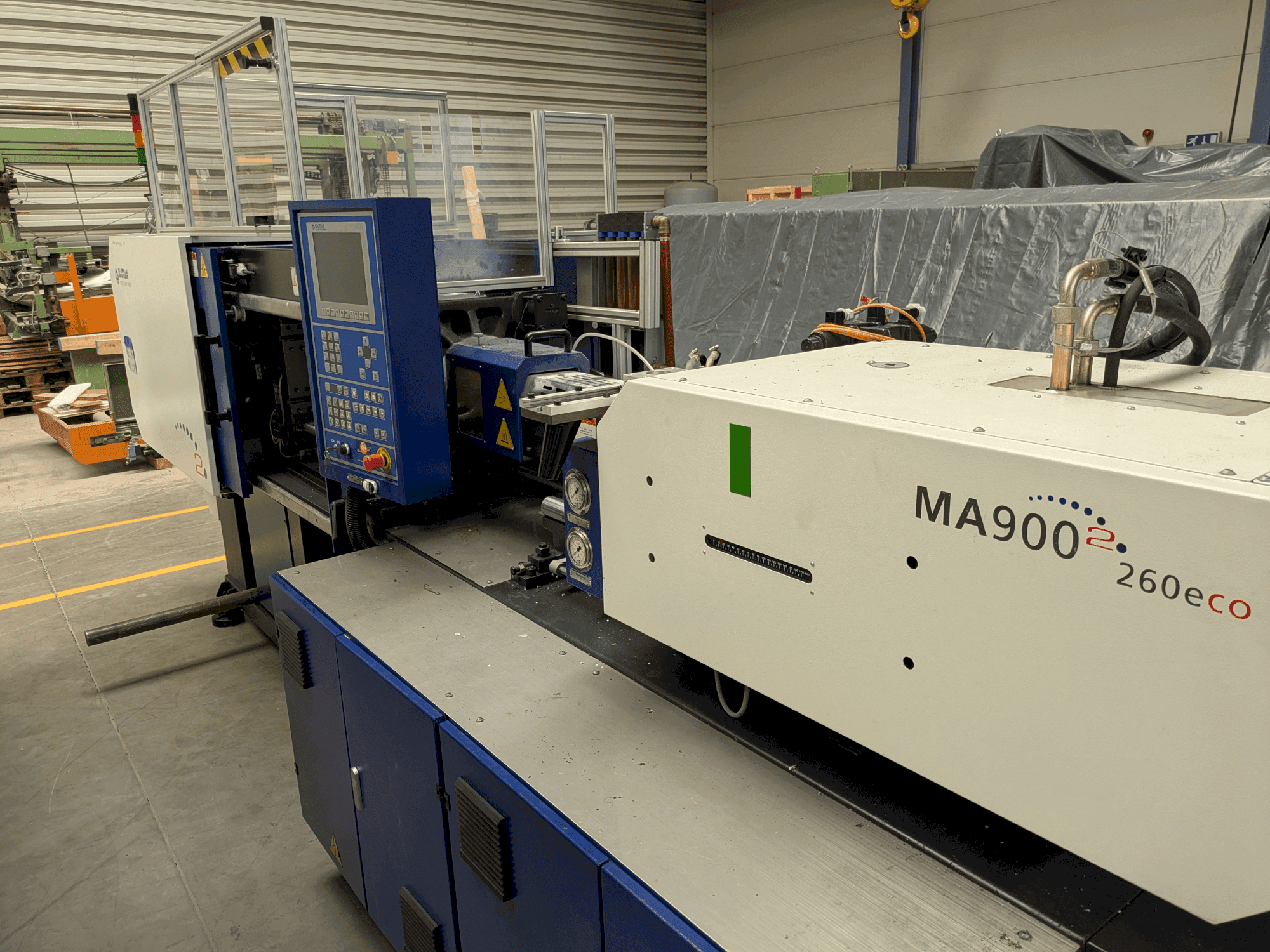 Vista frontal de la máquina HAITIAN MA900 II eco