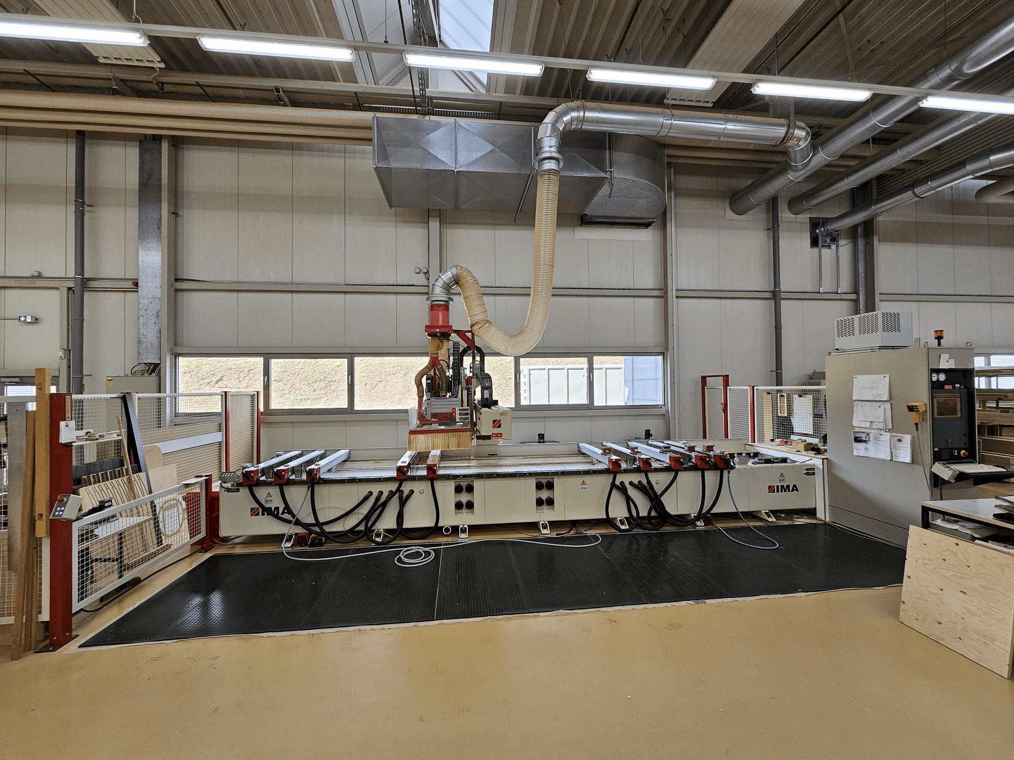 Vista frontal de la máquina IMA BIMA/410/120/600