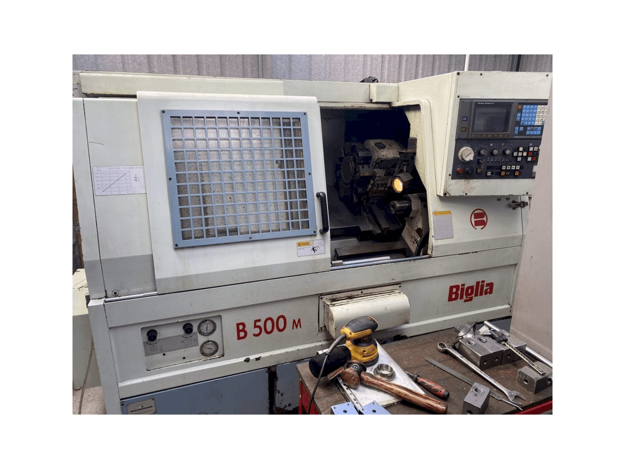 Front view of Biglia B 500 M machine