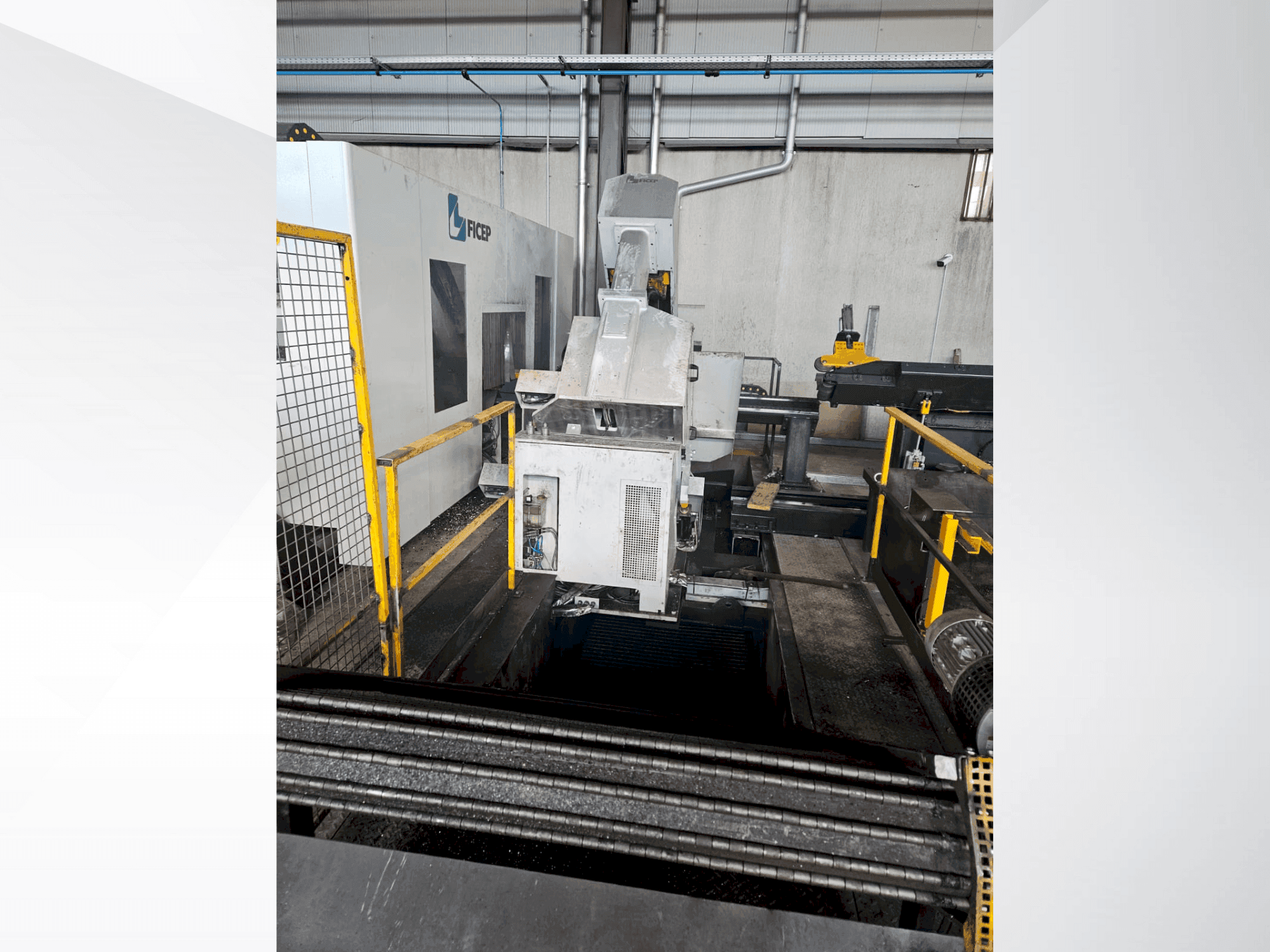 Front view of FICEP D50F machine