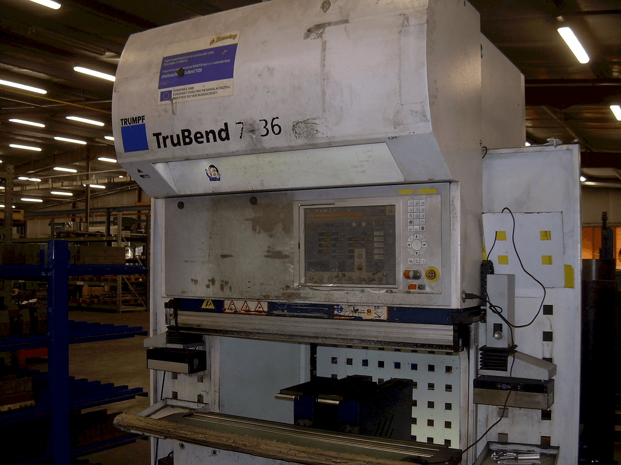 Front view of TRUMPF TruBend 7036 machine