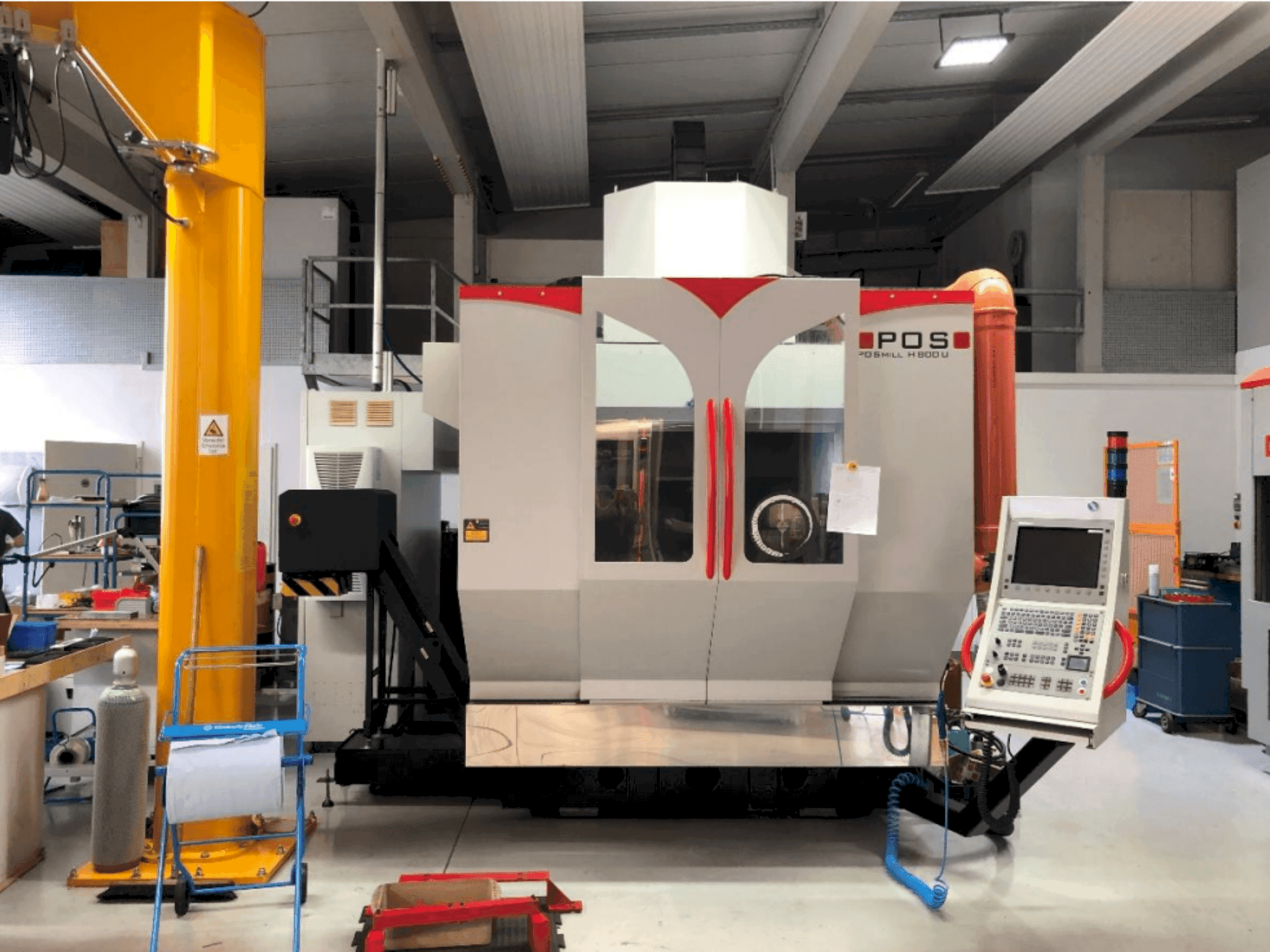 Vista frontal de la máquina POSmill H 800 U