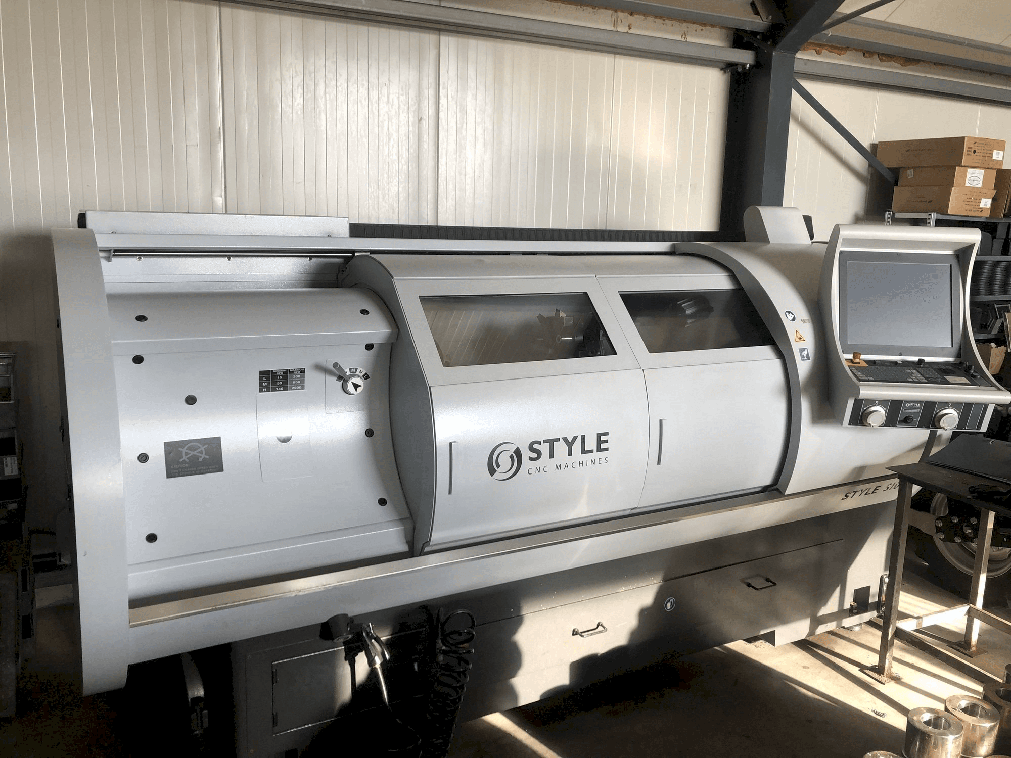 Vista frontal de la máquina STYLE 510